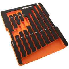 14 Piece SAE Combination Wrenches With Foam Tool Organizer