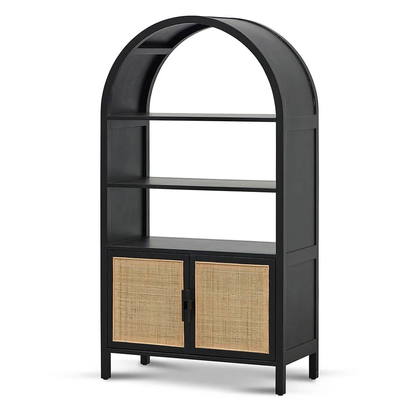 1.65m (H) Storage Cabinet - Full Black