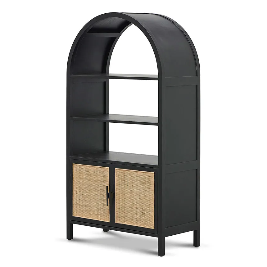 1.65m (H) Storage Cabinet - Full Black