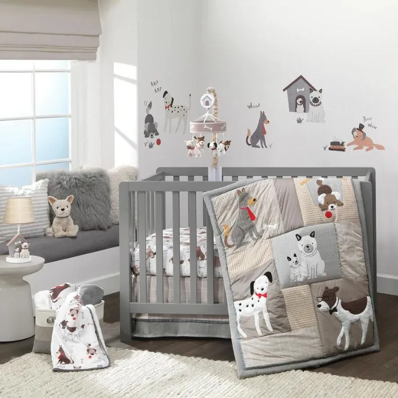 3-Piece Baby Crib Bedding Set