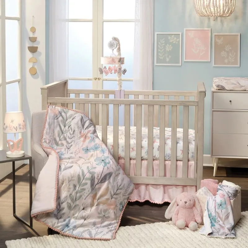 3-Piece Baby Crib Bedding Set