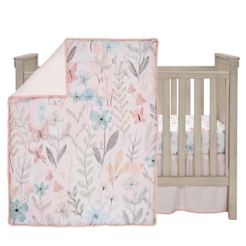 3-Piece Baby Crib Bedding Set