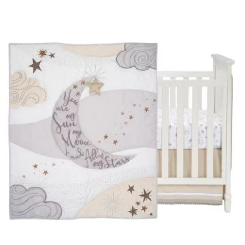 3-Piece Baby Crib Bedding Set