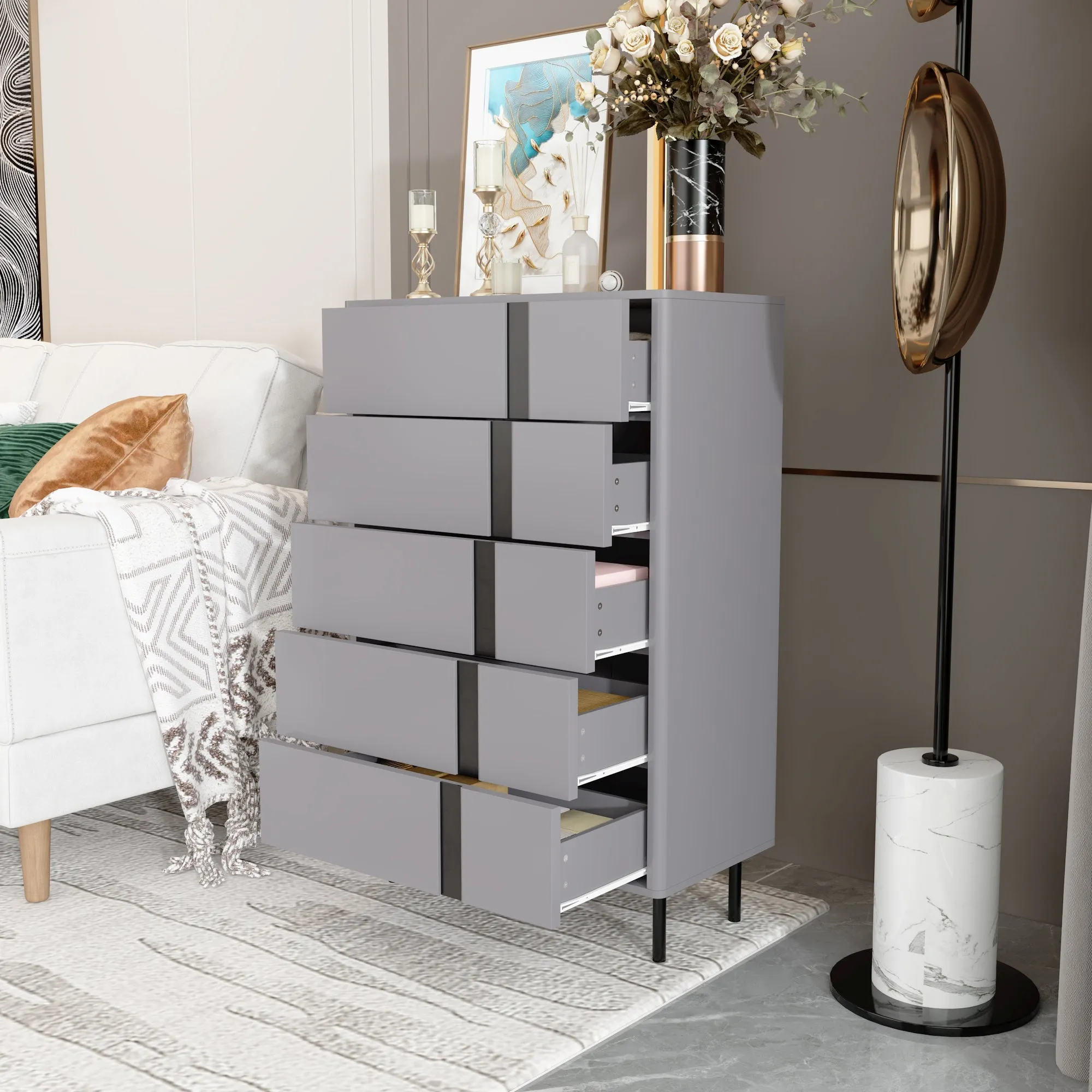 31.5 "W 5 - Drawer Dresser