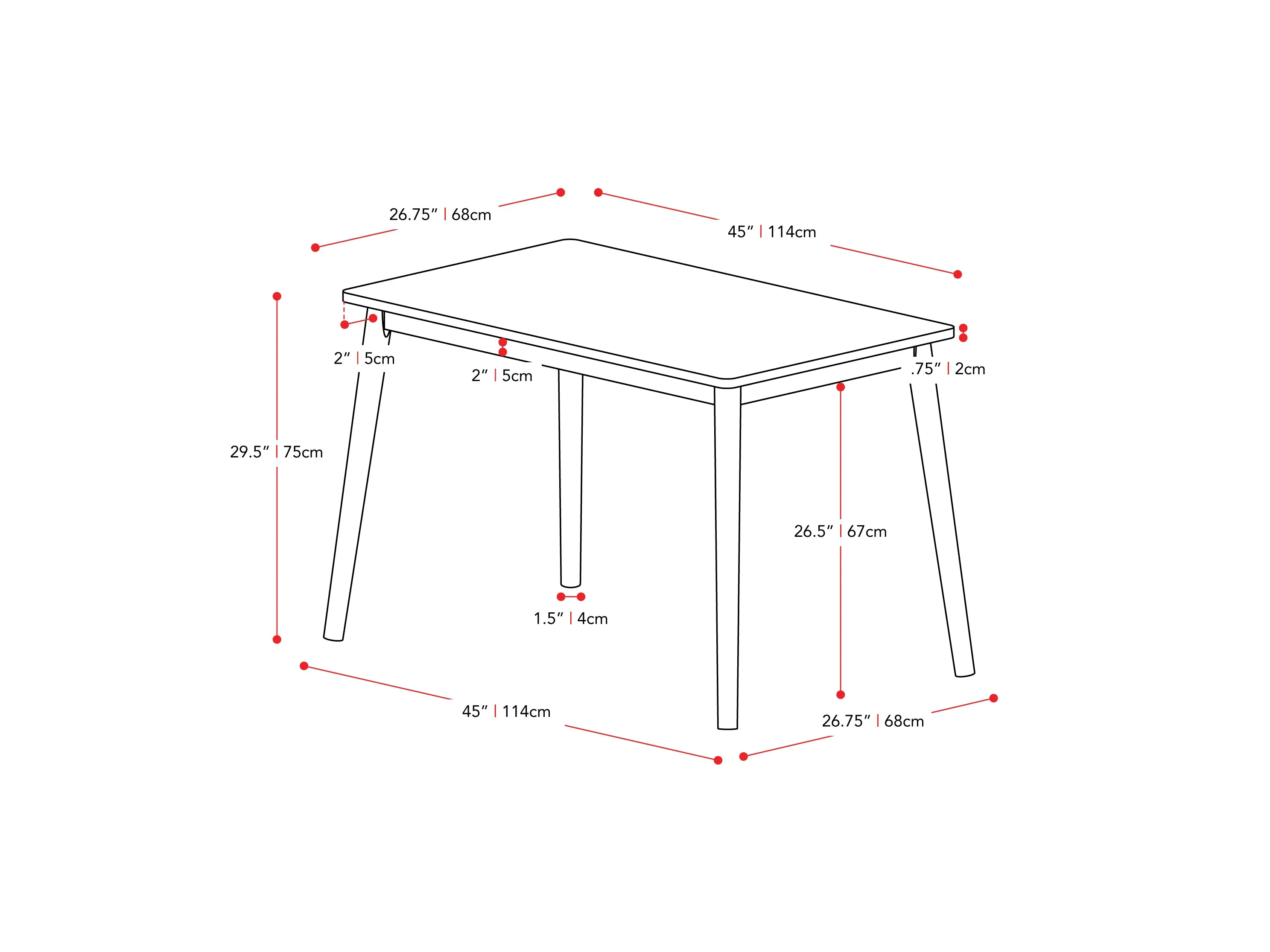 4pc Dining Set