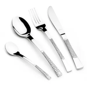 Arshia Stainless Steel 50pcs Cutlery Sets Silver