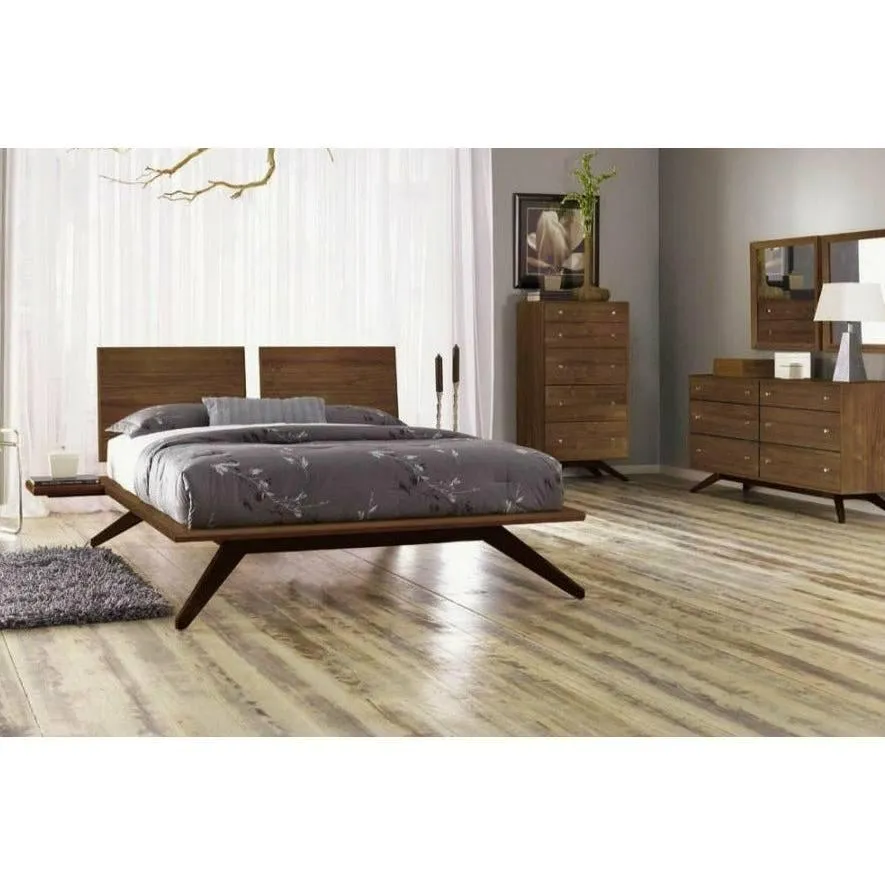 ASTRID BED WITH 2 ADJUSTABLE HEADBOARD PANELS