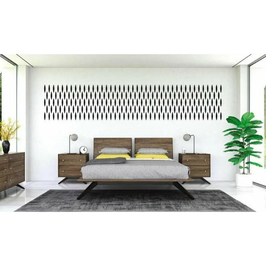 ASTRID BED WITH 2 ADJUSTABLE HEADBOARD PANELS