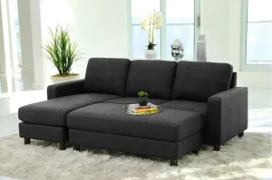 Barrel 6 Seater L Shape Sofa For Living Room | 6 seater sofa set