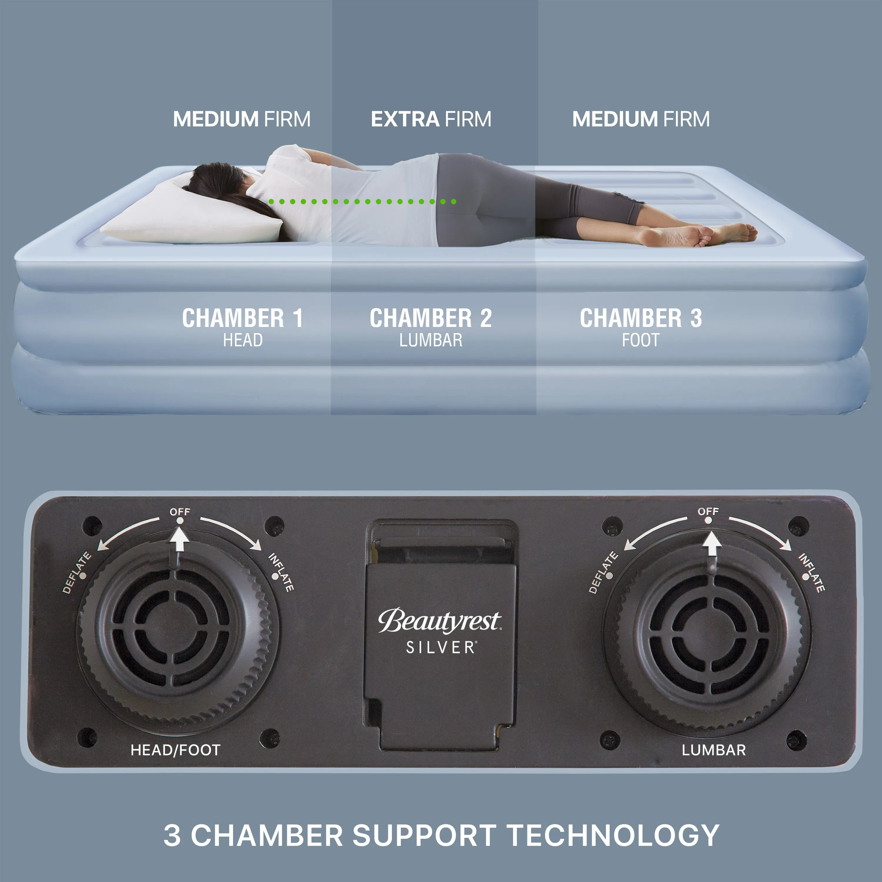 Beautyrest® Silver®  Lumbar Supreme™ Air Mattress