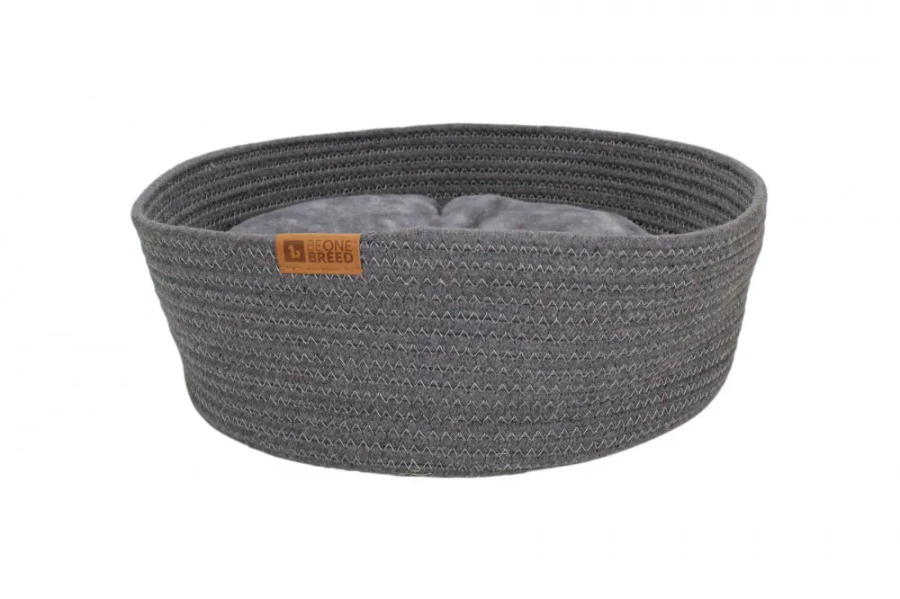 BeOneBreed Cat Cuddler Dark Gray Cat Bed