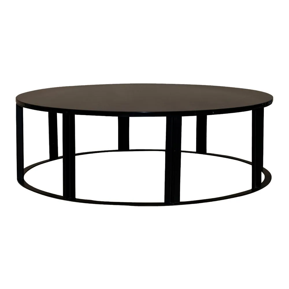 Bowie Marble Coffee Table - Medium Black