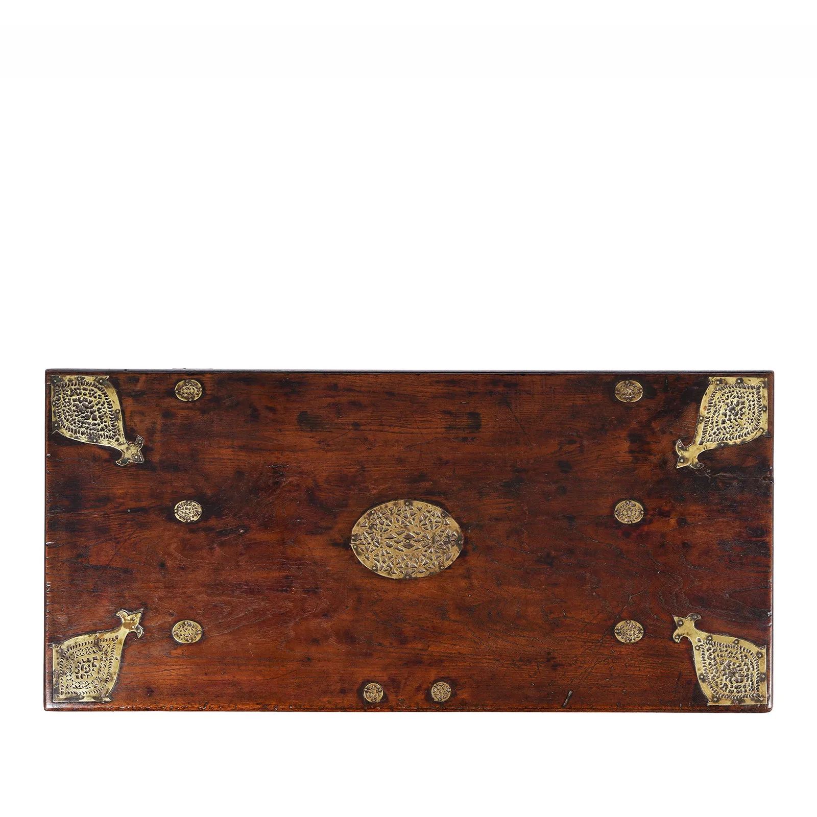 Brass Bound Chest From Rann Of Kutch - 18th Century