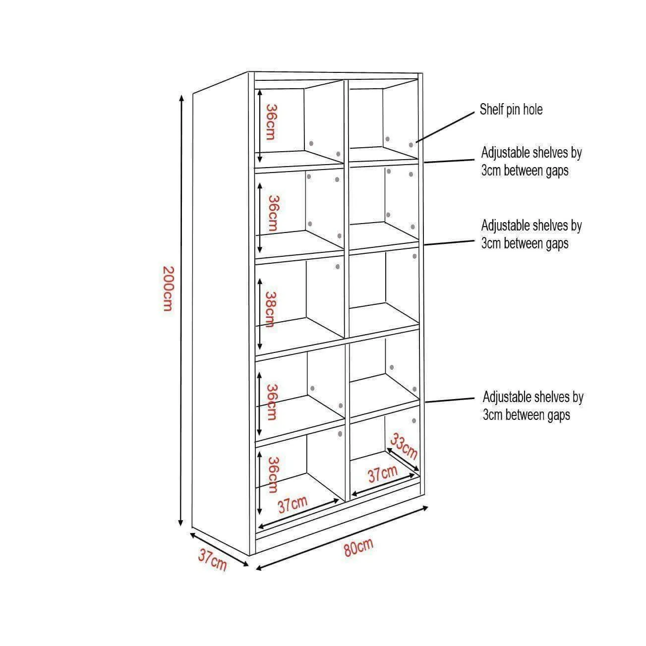 Burrell Bookshelf