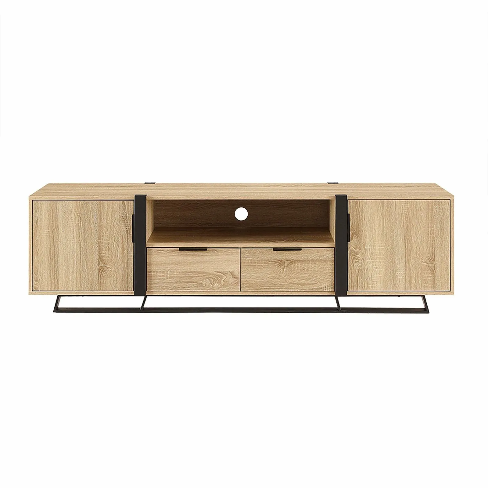 CAPRI Entertainment Unit, TV Cabinet, TV Unit - Oak by Criterion