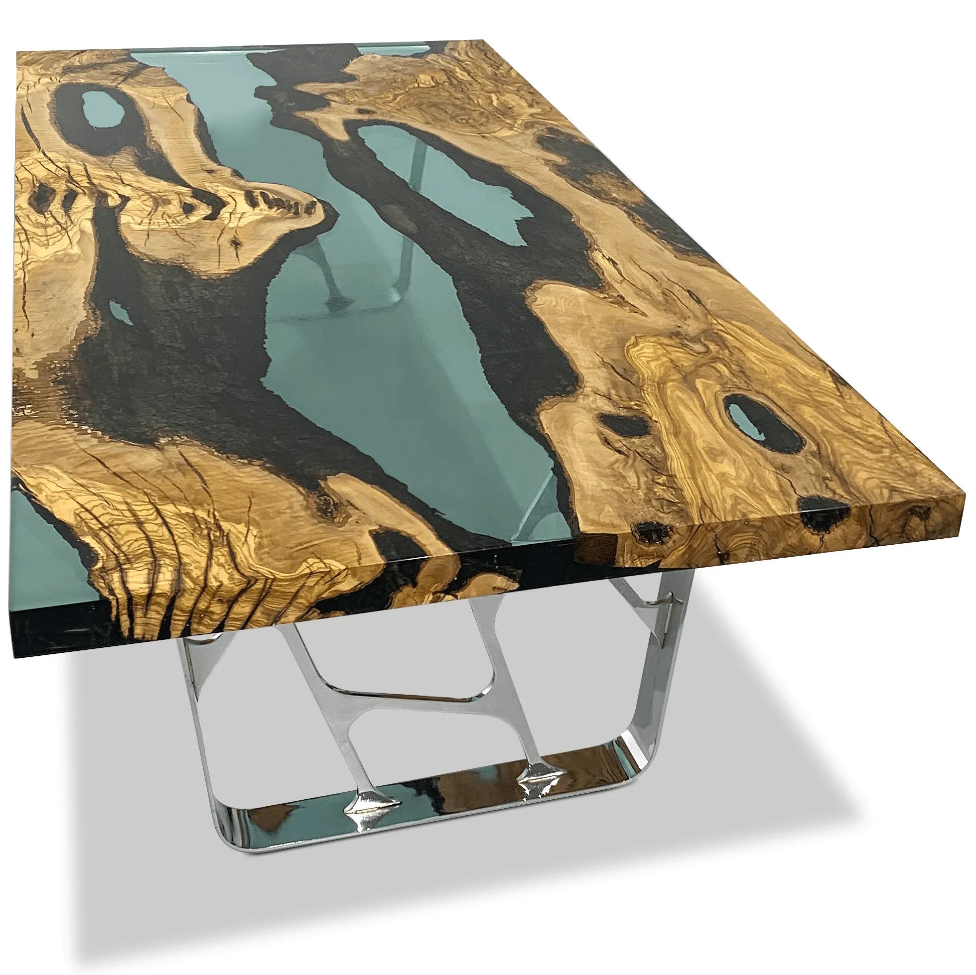 Celadon Ombrone Olive Wood Coffee Table