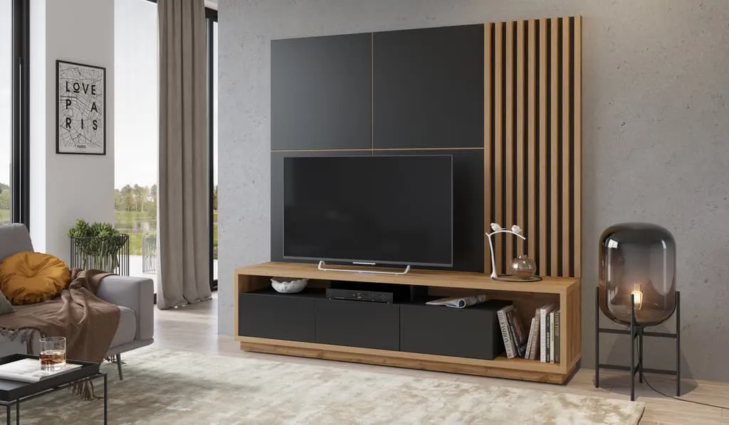 Celine 09 Entertainment Unit For TVs Up To 75"