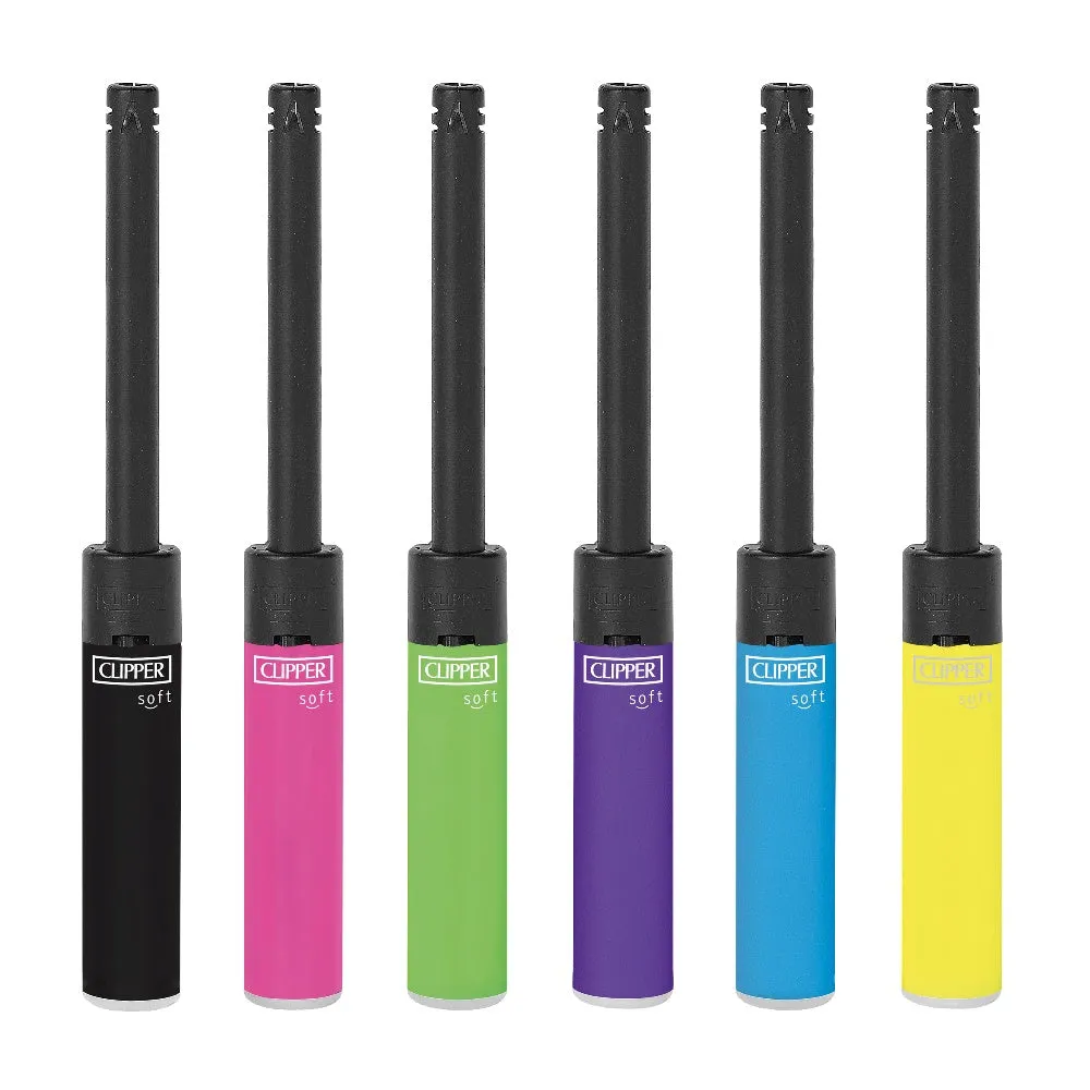 Clipper Tube Plus Soft - Utility / BBQ Lighter - Various Colours