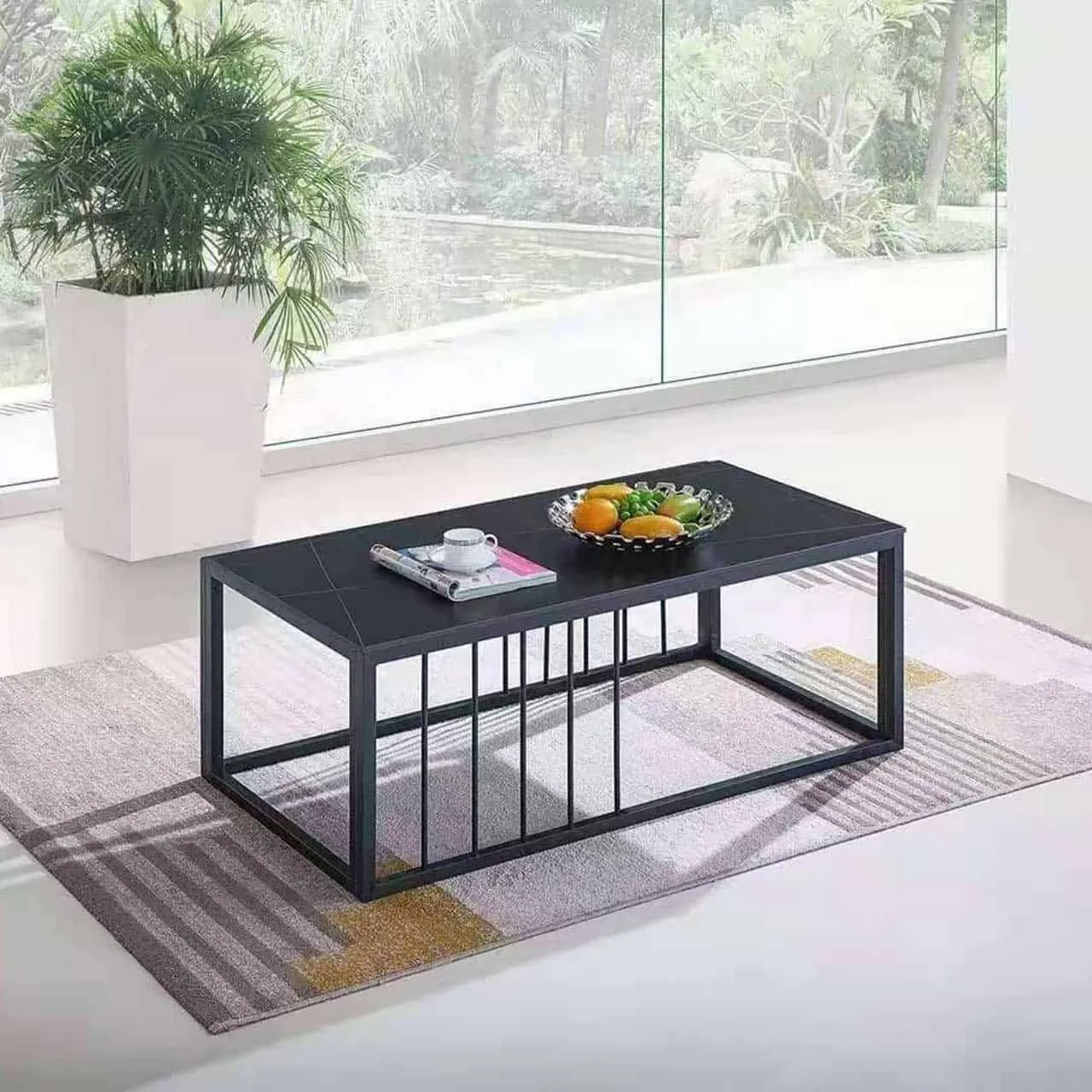 Contemporary Black Coffee Table CT131