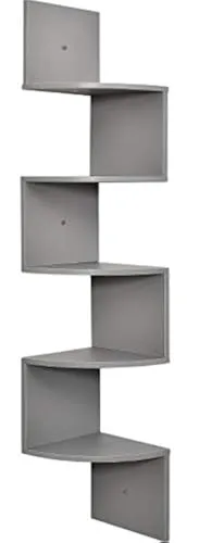 Corner Wall Shelf, 5 Tier Floating Shelves For Bedrooms And Living Rooms, Boys