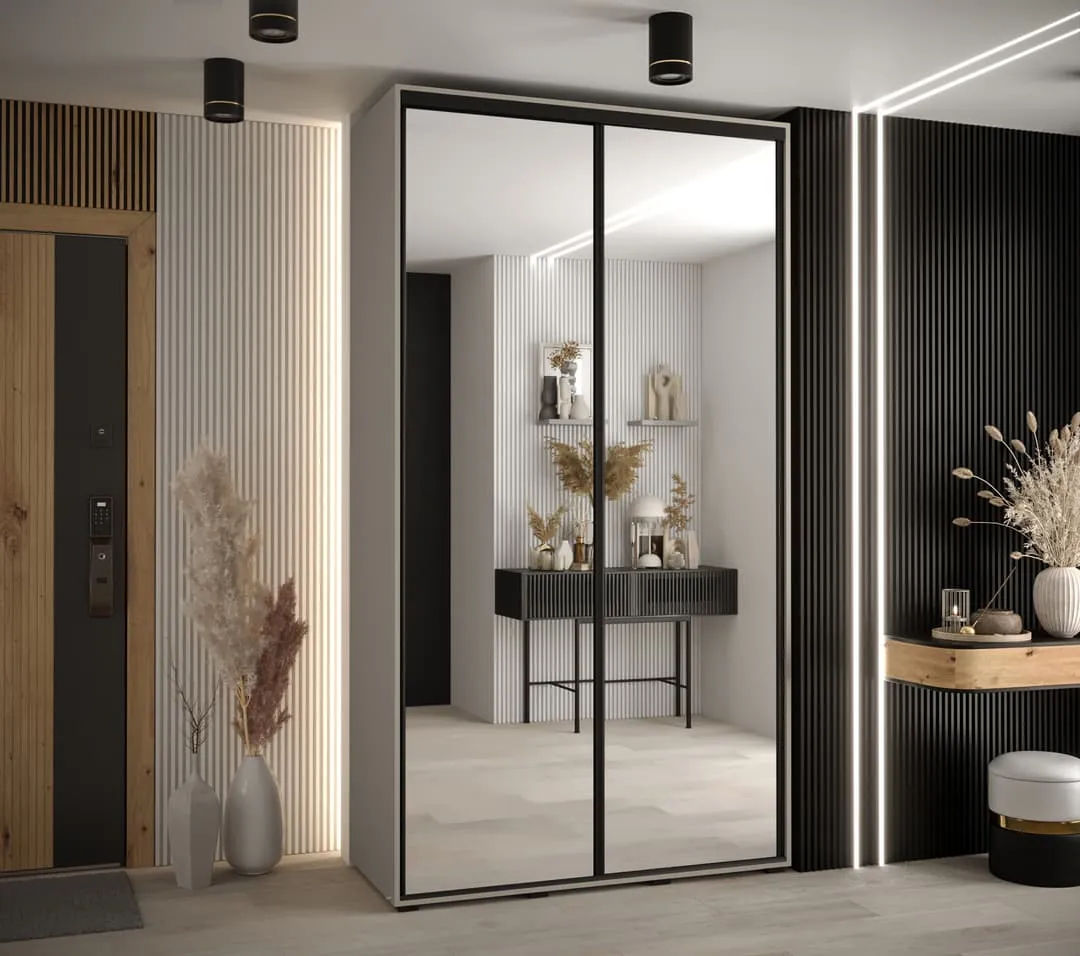 Dakota II Sliding Door Wardrobe 140cm