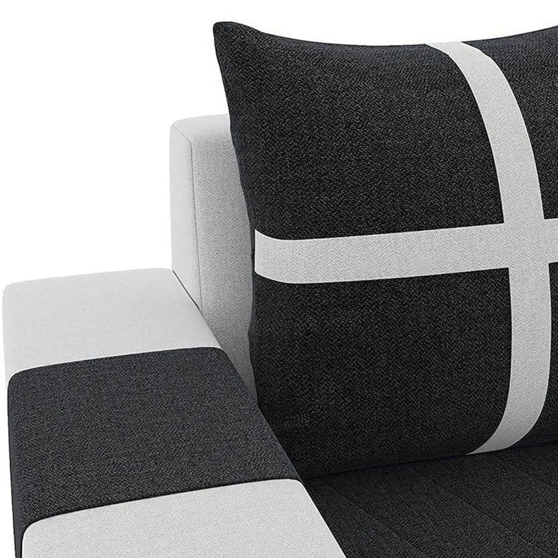 Dalton L Shape Fabric Sofa for Living Room