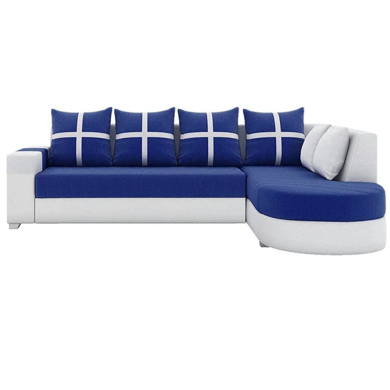 Dalton L Shape Fabric Sofa for Living Room