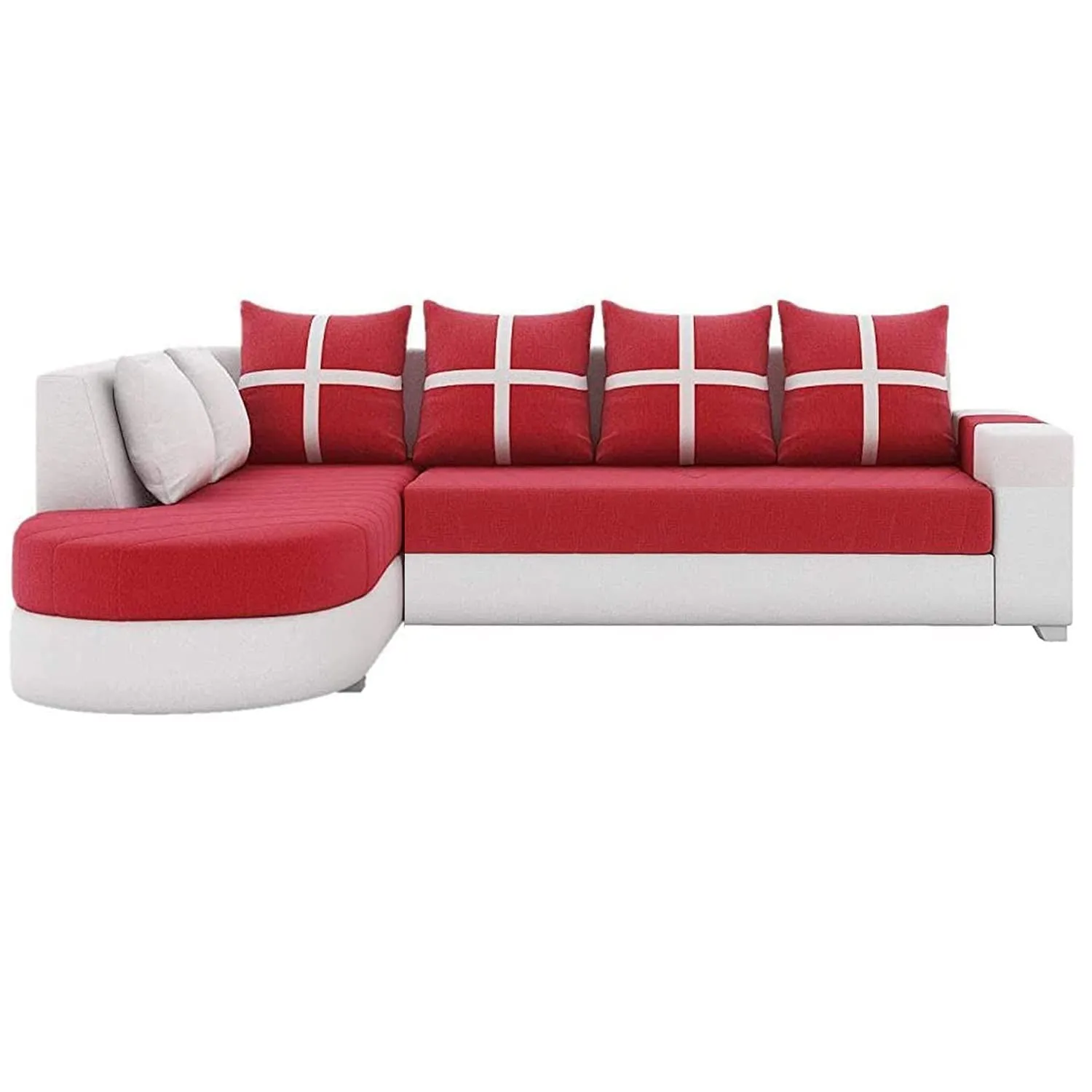 Dalton L Shape Fabric Sofa for Living Room