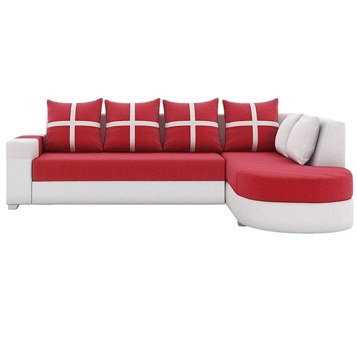 Dalton L Shape Fabric Sofa for Living Room