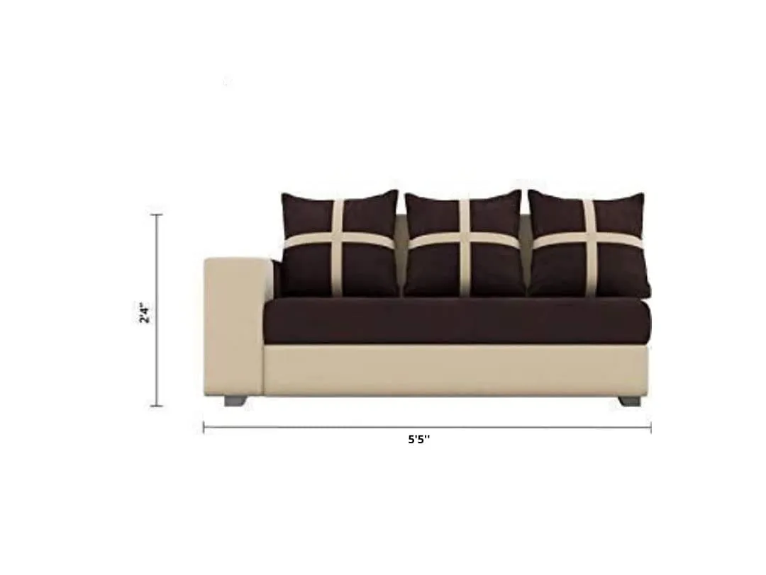 Dalton L Shape Fabric Sofa for Living Room