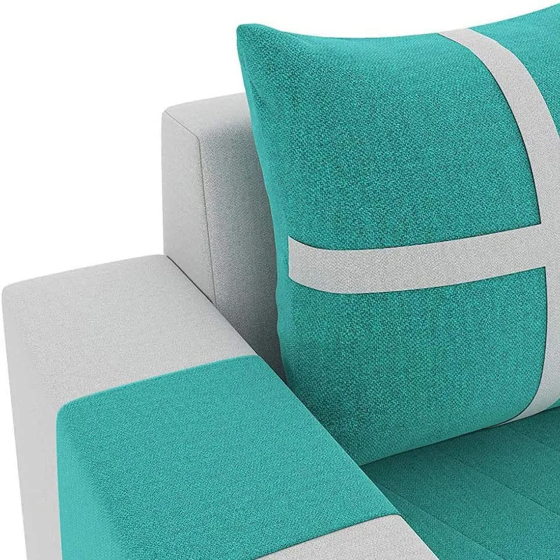 Dalton L Shape Fabric Sofa for Living Room