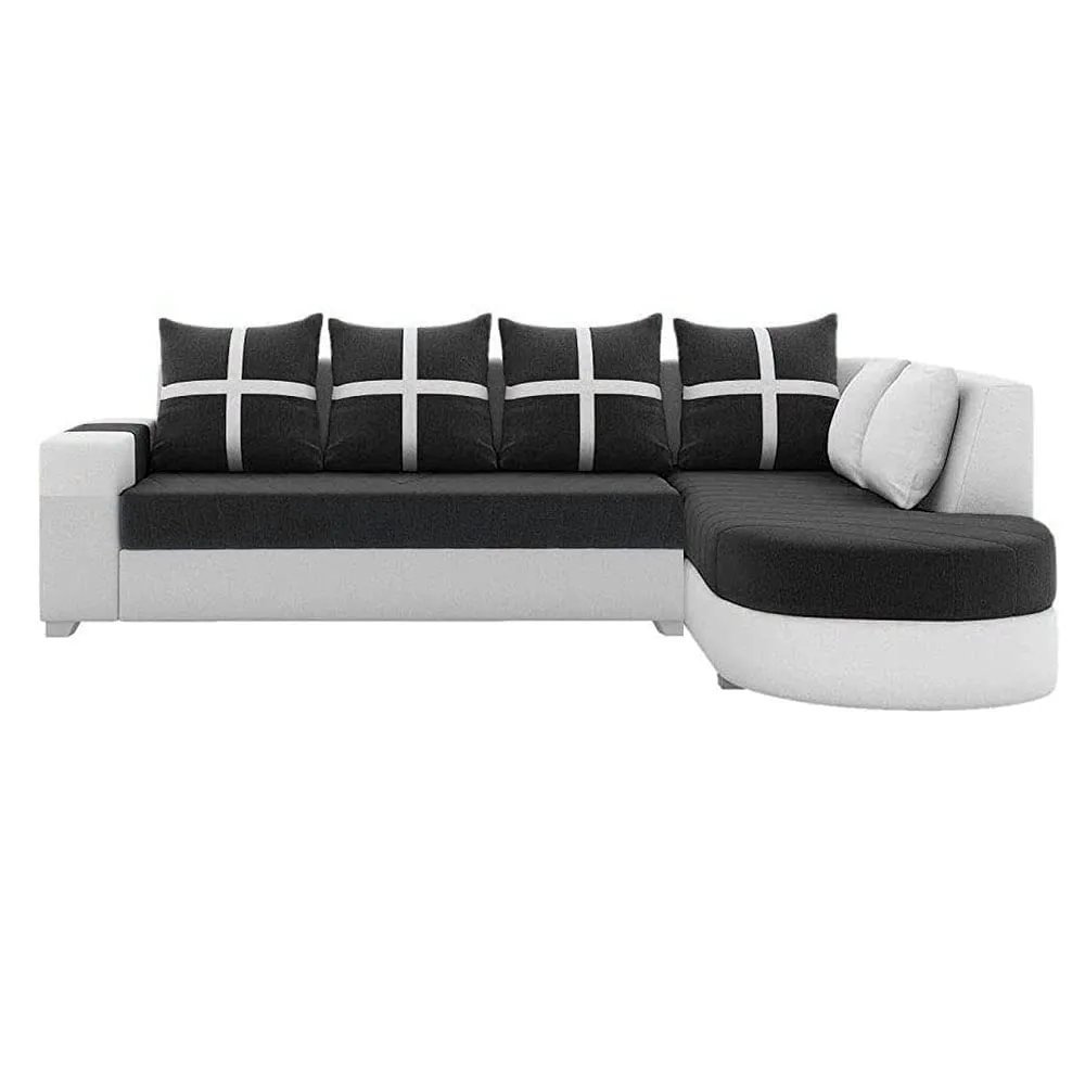 Dalton L Shape Fabric Sofa for Living Room