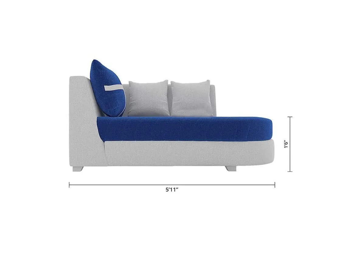 Dalton L Shape Fabric Sofa for Living Room