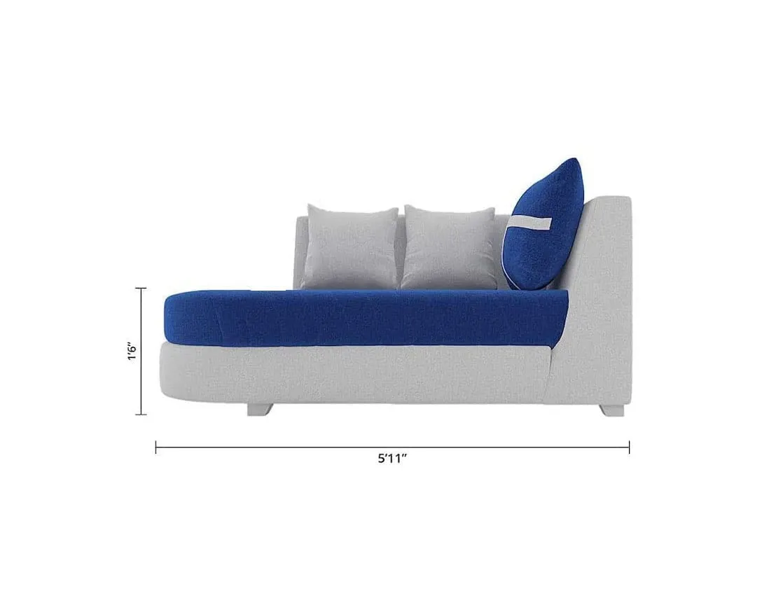 Dalton L Shape Fabric Sofa for Living Room