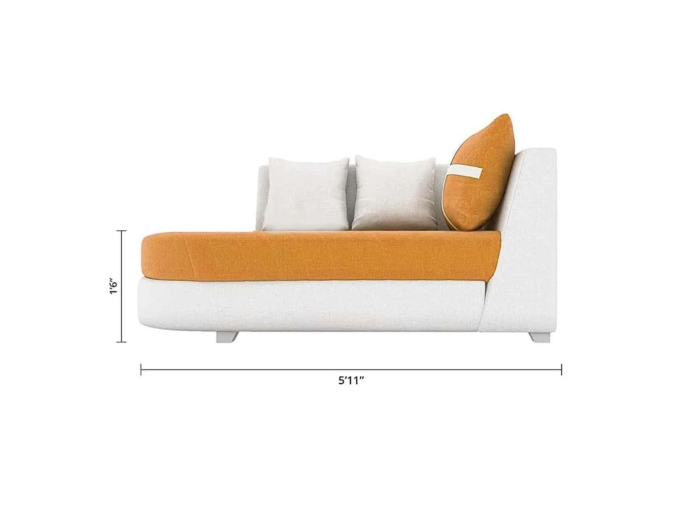 Dalton L Shape Fabric Sofa for Living Room