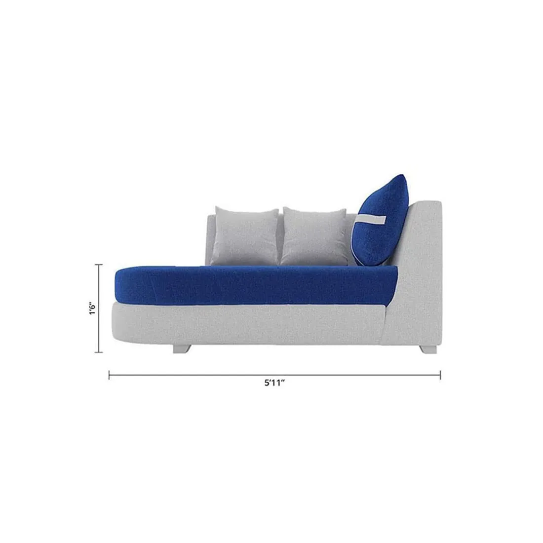 Dalton L Shape Fabric Sofa for Living Room