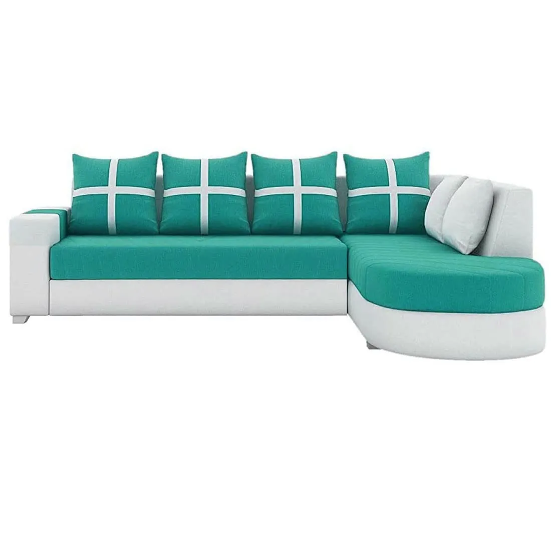 Dalton L Shape Fabric Sofa for Living Room