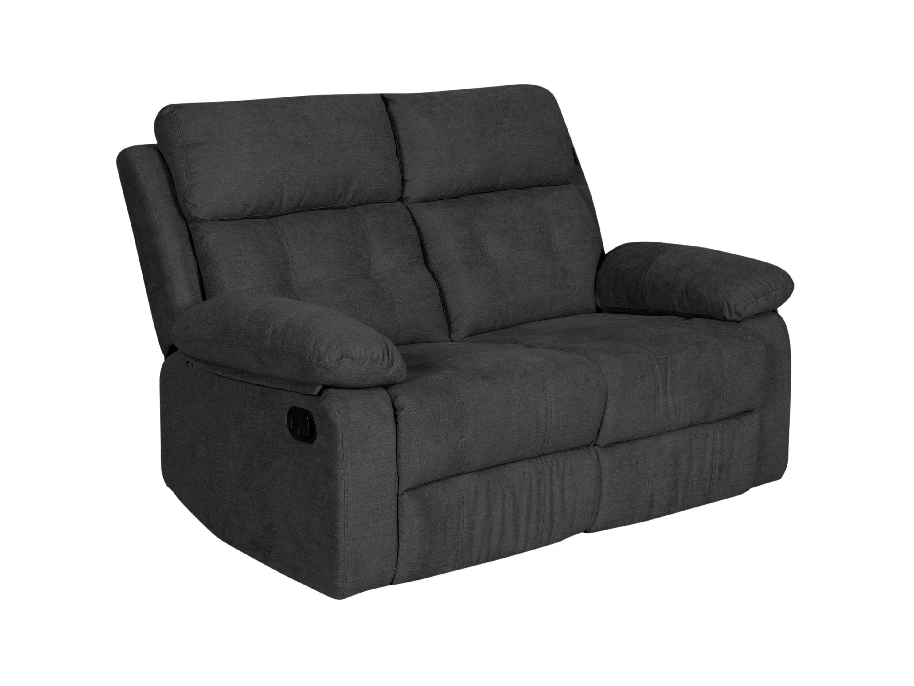 Dark Grey 2 Seater Recliner Sofa