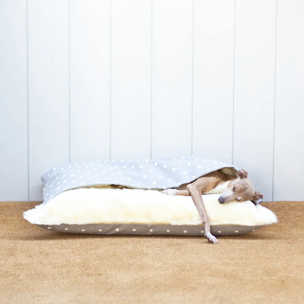 Dog Snuggle Bed in Cotton