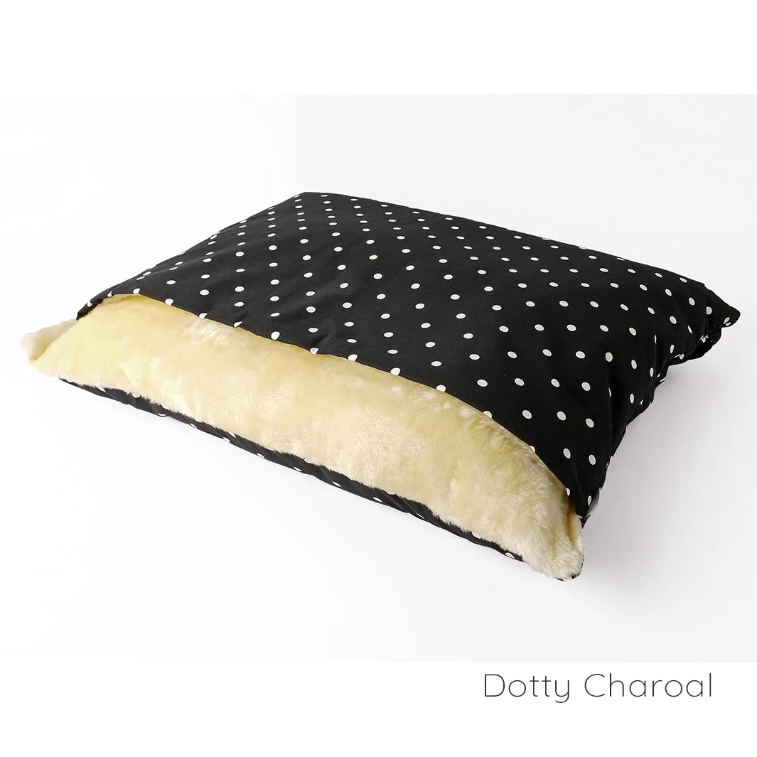 Dog Snuggle Bed in Cotton