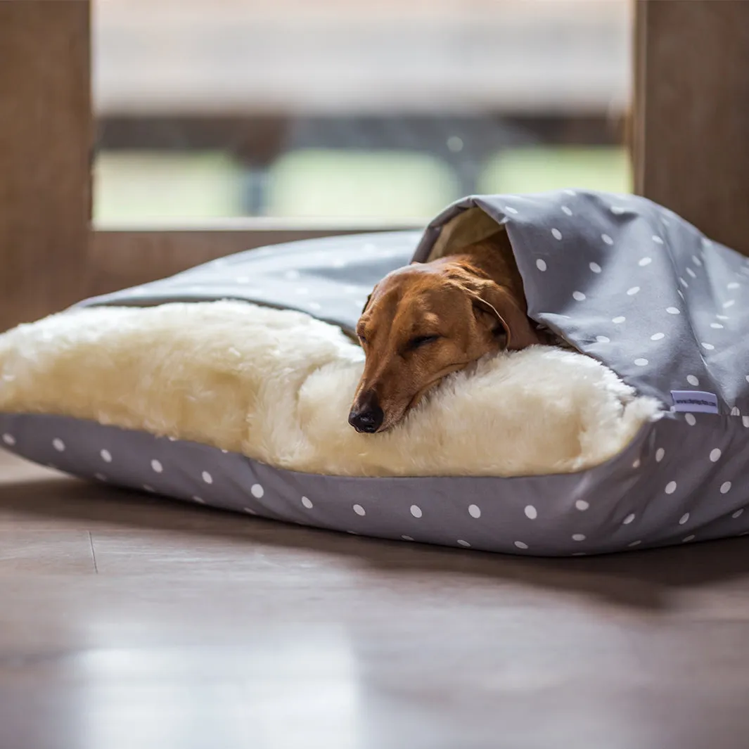 Dog Snuggle Bed in Cotton