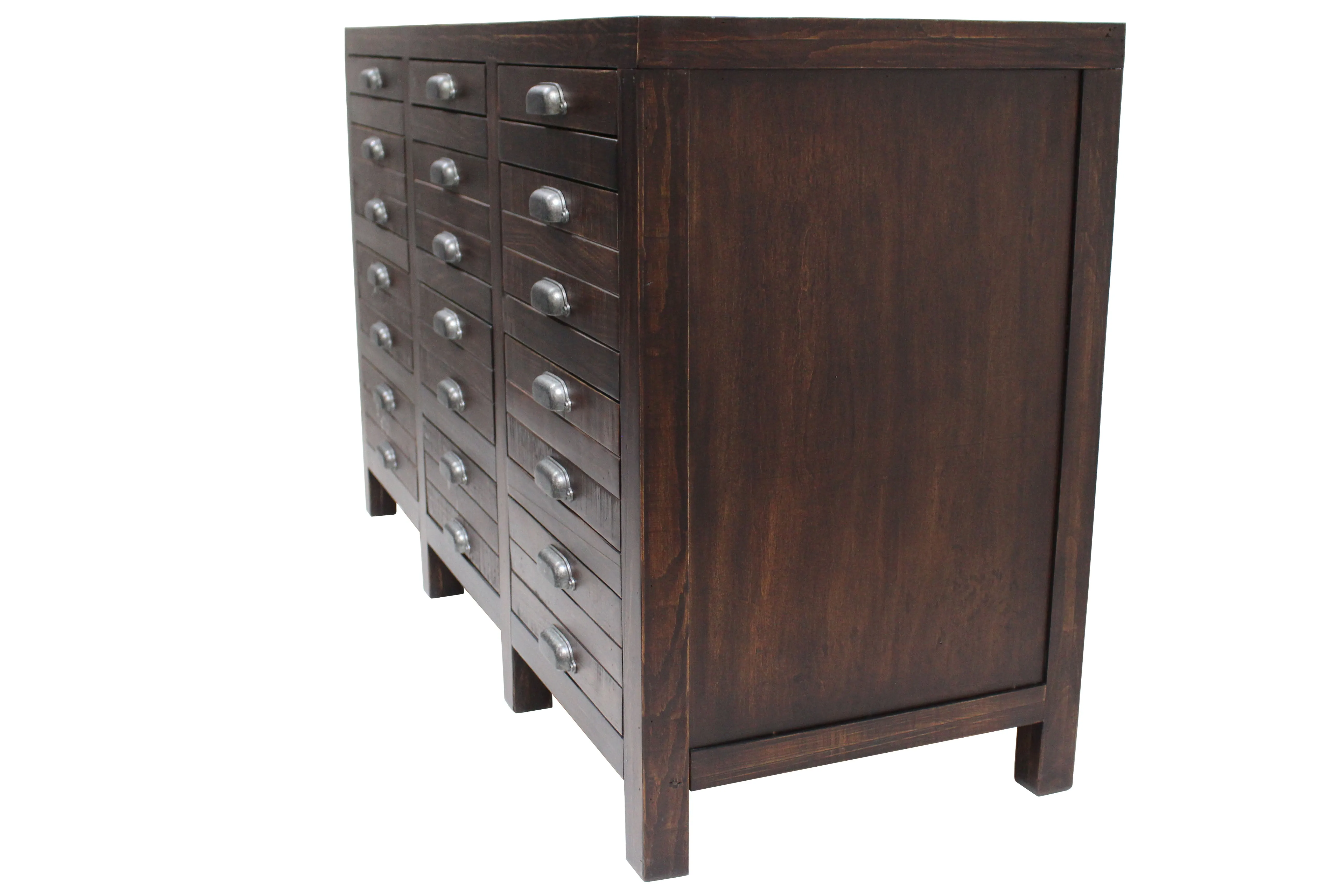 Emerson 12 Drawer Sideboard - Dark Pine - 54"