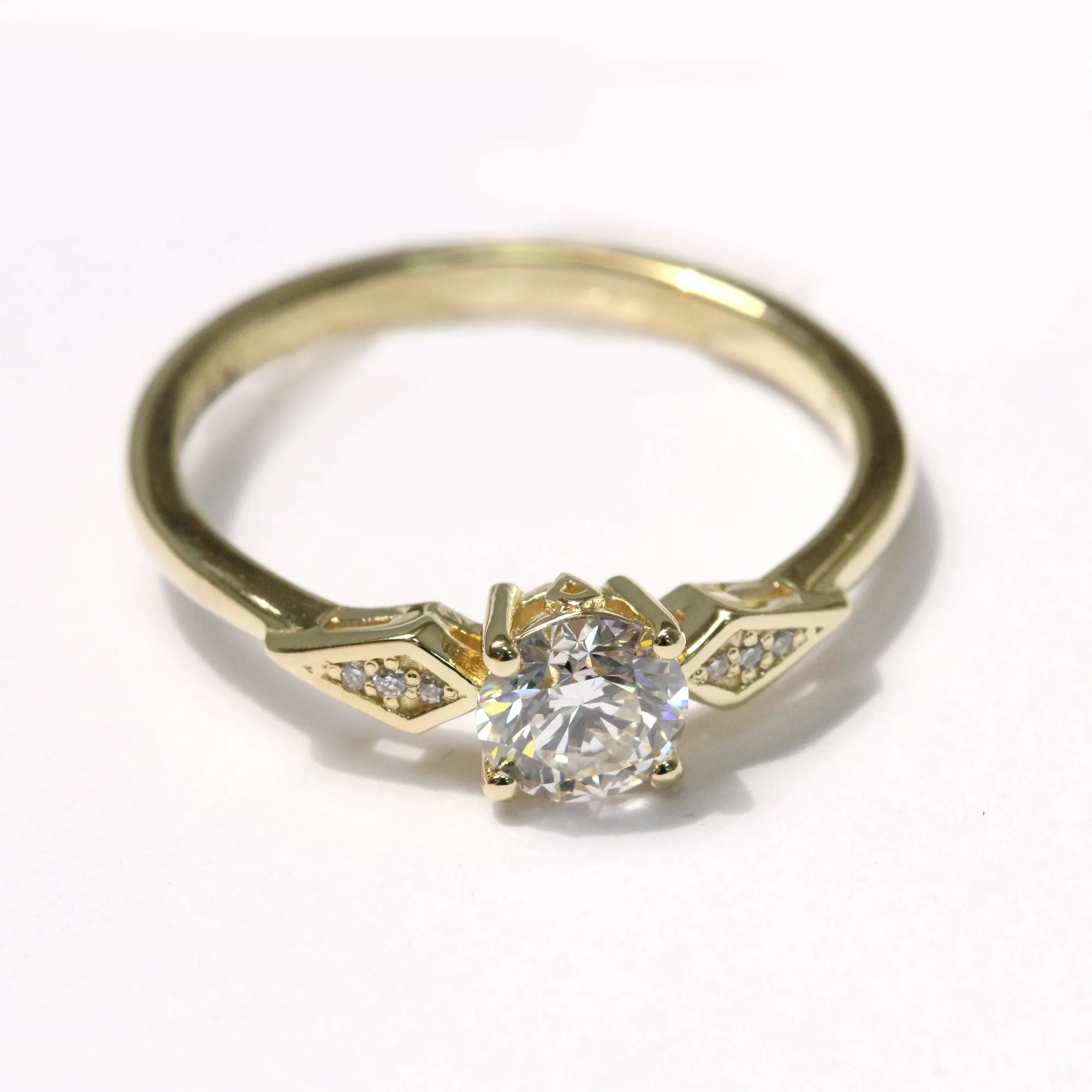 Emily Ring White Diamonds - 5mm