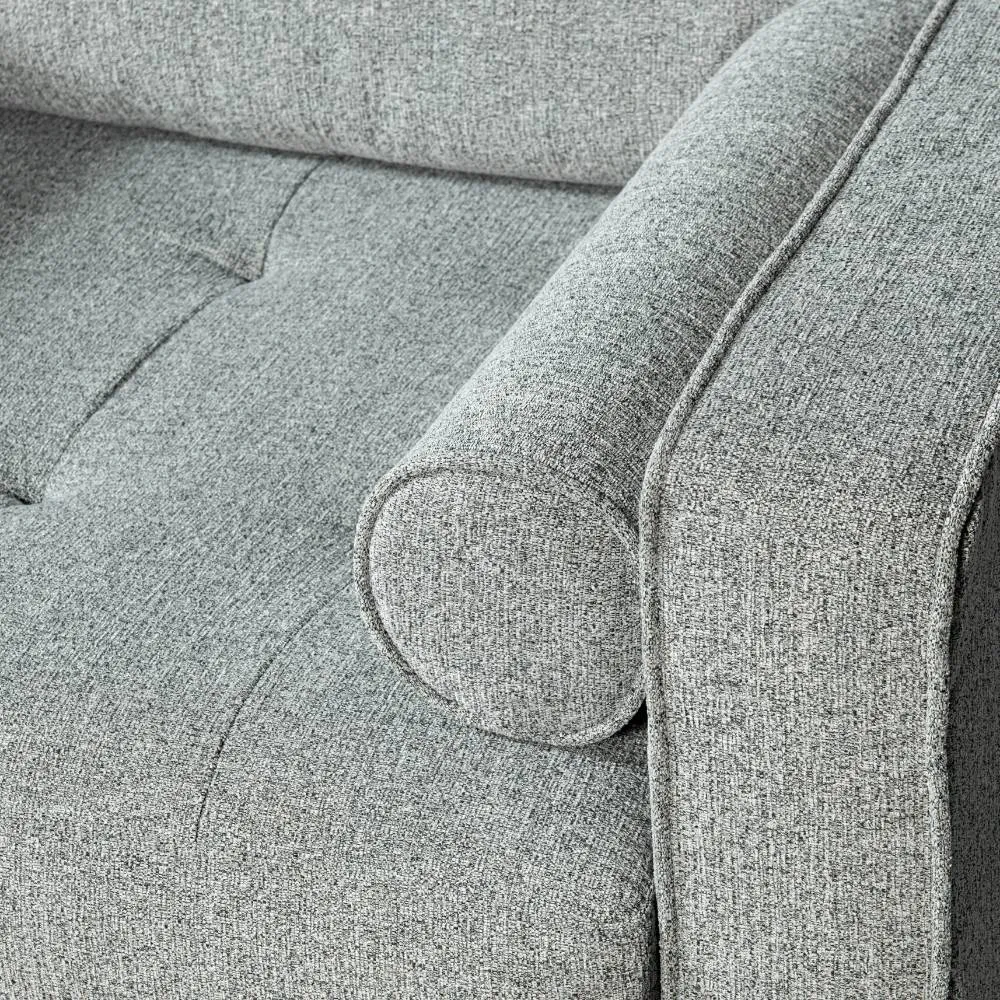 FONDA - Grey Fabric Chair