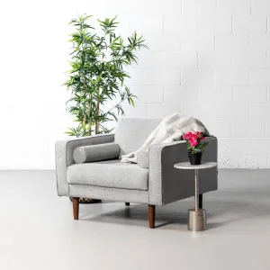 FONDA - Grey Fabric Chair