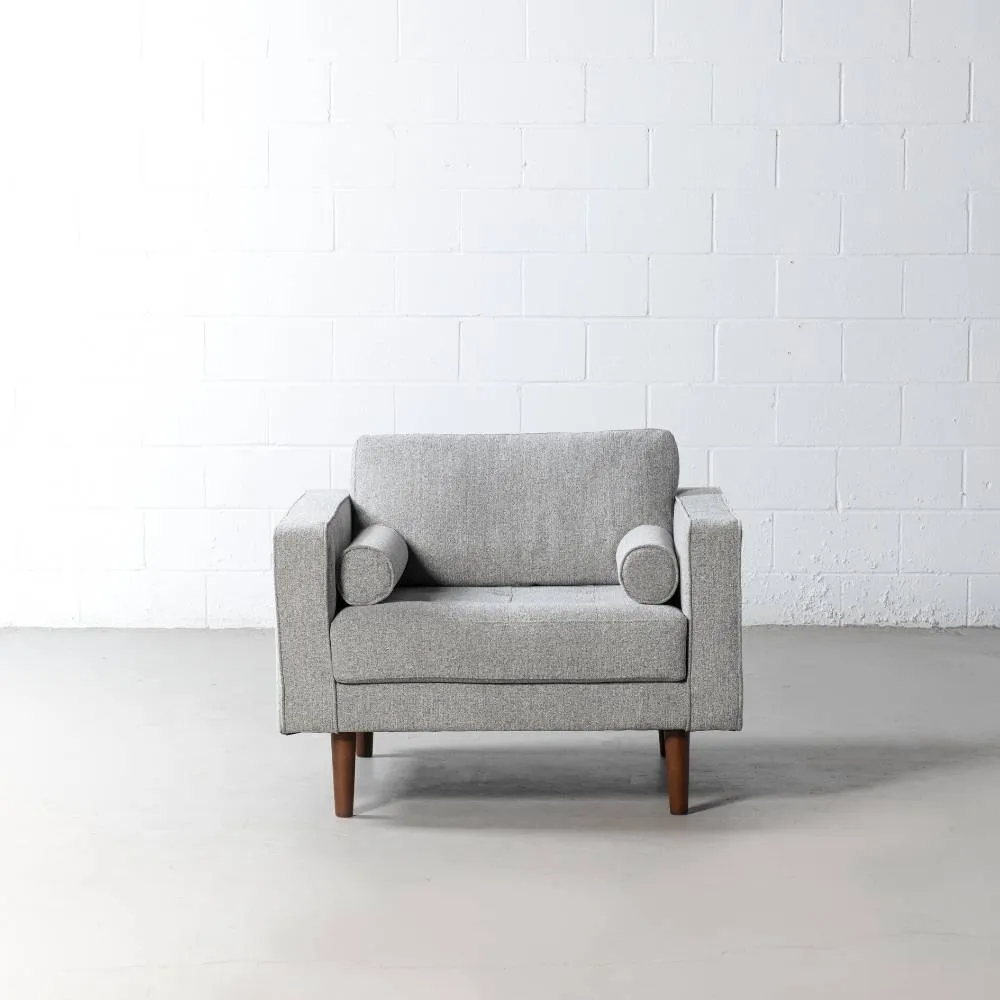 FONDA - Grey Fabric Chair