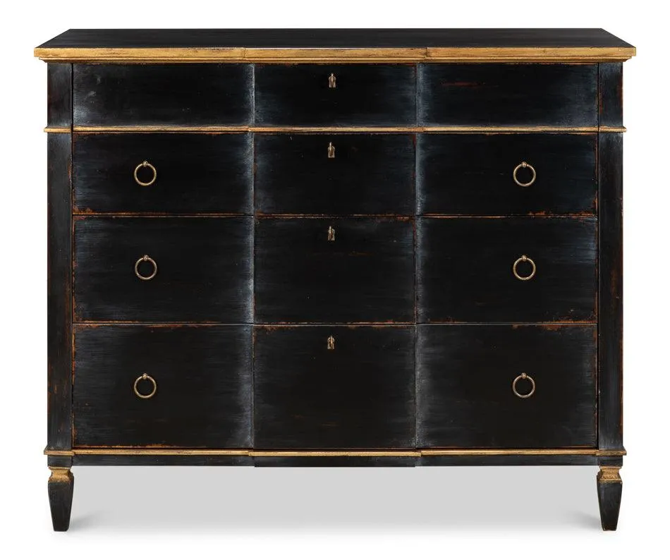 French Chic Four Drawer Commode