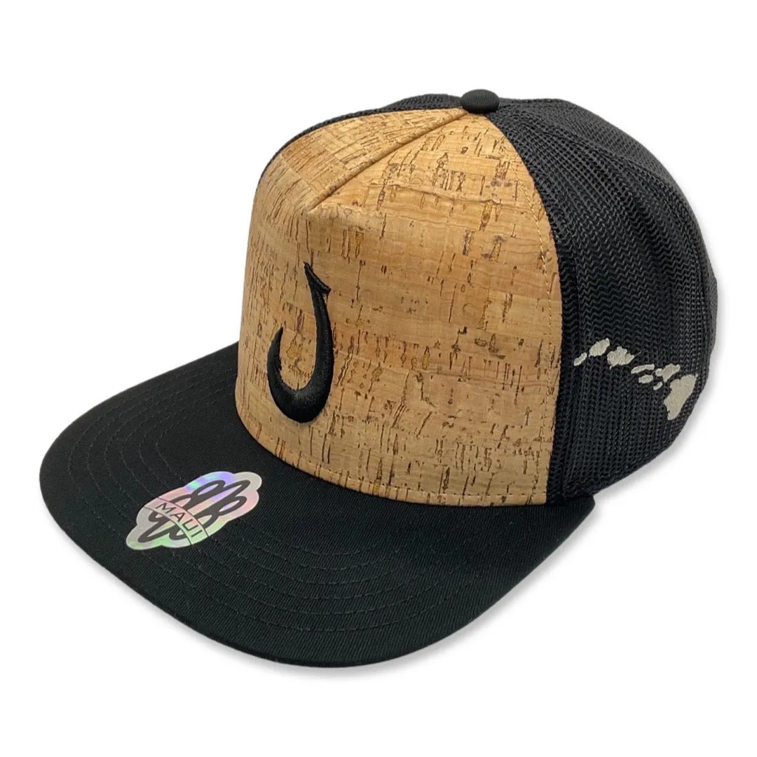 Hawaiian Hook 3D Flatbill Trucker Hat