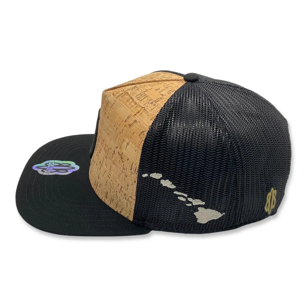 Hawaiian Hook 3D Flatbill Trucker Hat