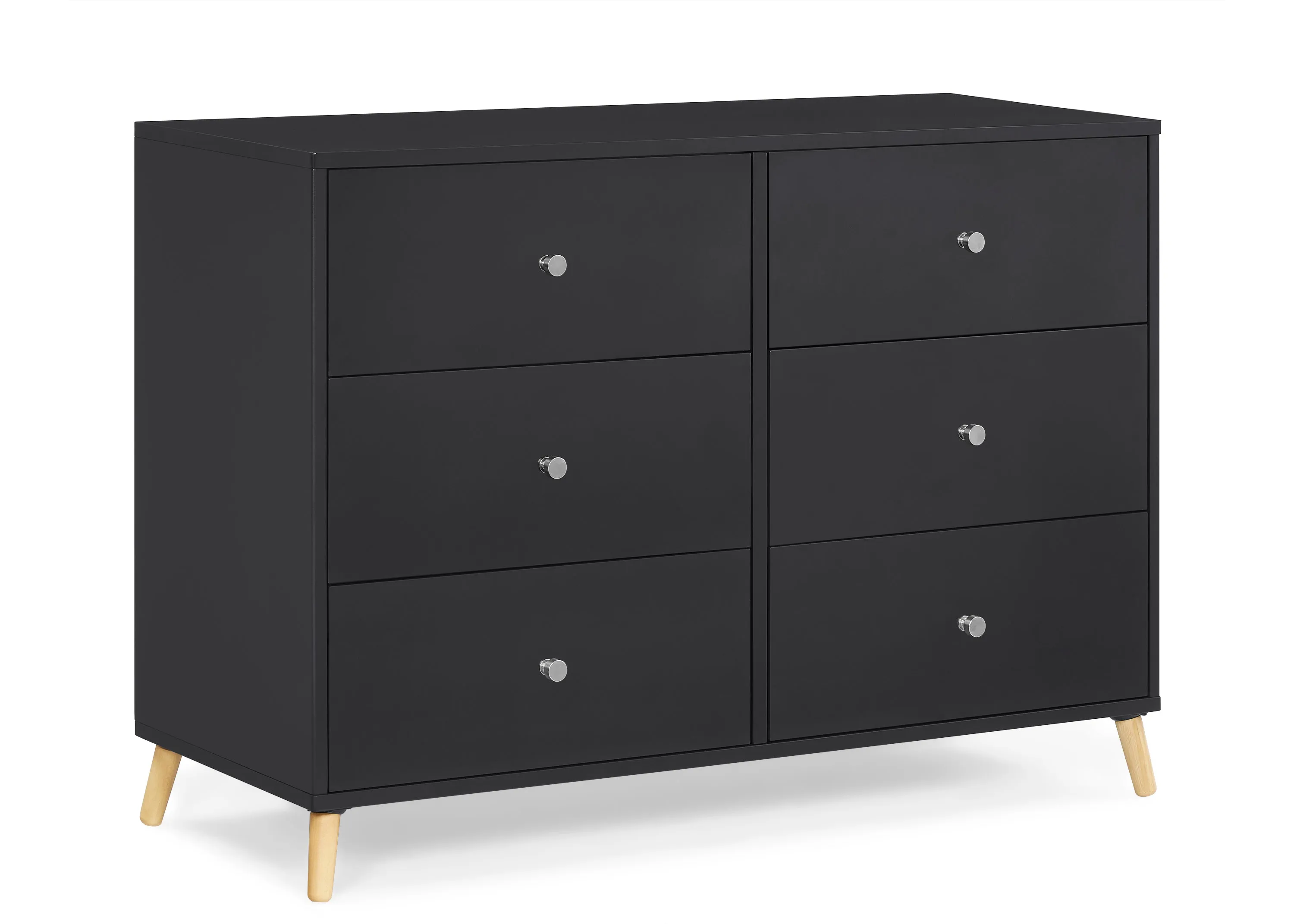 Jordan 6 Drawer Dresser with Interlocking Drawers